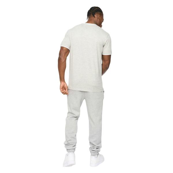 Crosshatch Mens Preece T-Shirt - Grey Marl - 