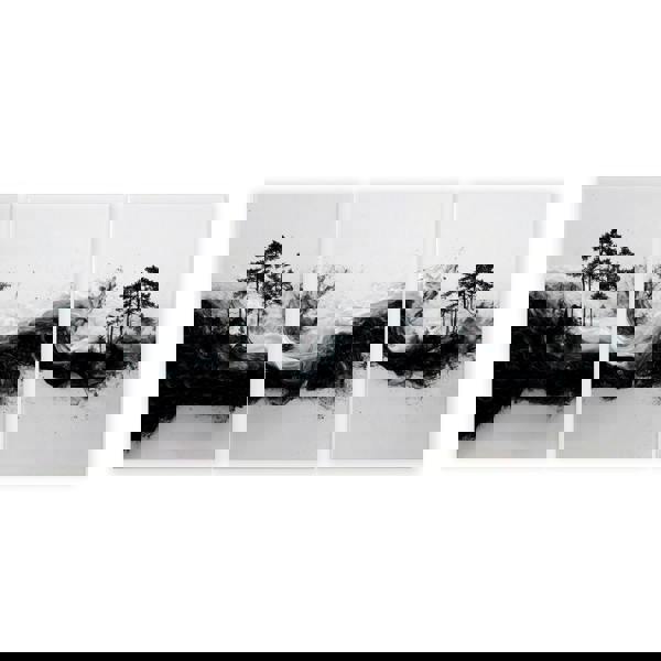 Modern Wall Art For Living Room | Set of 3 Asian Inspired Wall art Prints