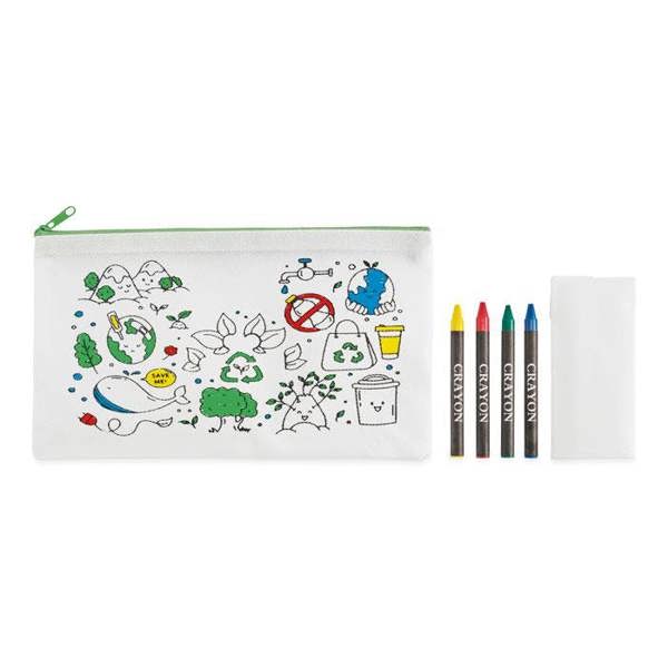 MidOcean Cray Pencil Case Set - Lime - 