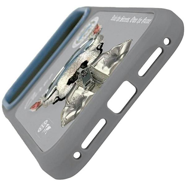 Nimmy Friends Nimmy Cool & Cute 2.0 Terrier Dog Case with MagSafe for iPhone 17 Pro 6.3" Grey Blue - N-KMLL-IP17-PRO-019-A