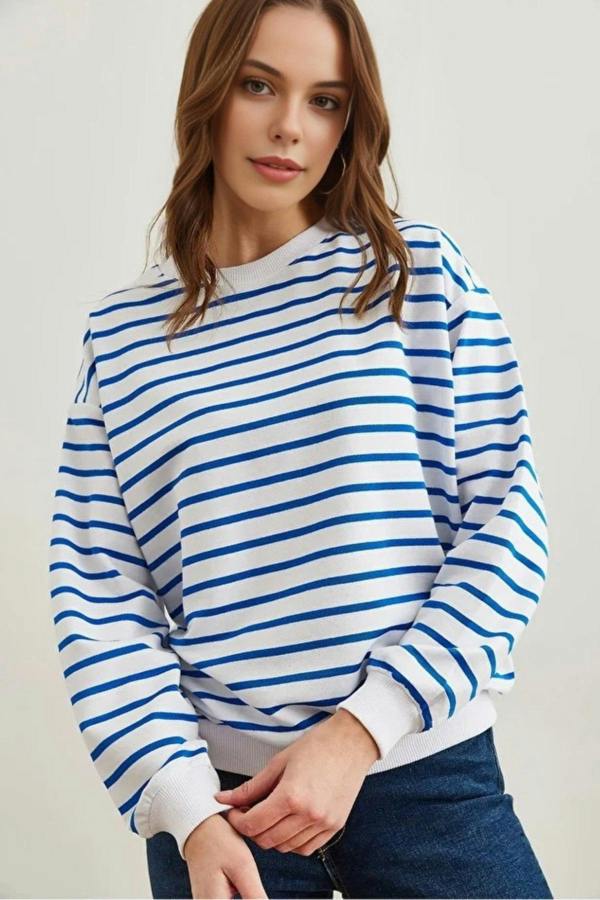 Hoxton Gal Basic Soft-Textured Oversized Sweatshirt