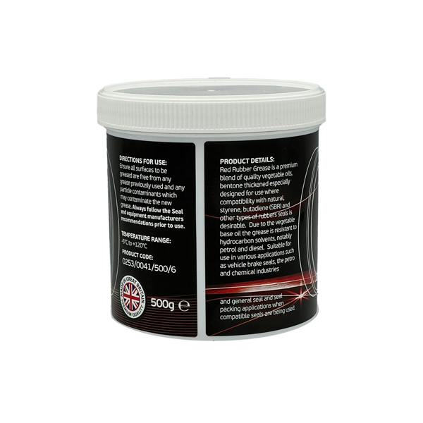 Syntol Red Rubber Grease – Premium Vegetable-Based Grease for Rubber Seal Compatibility 500g