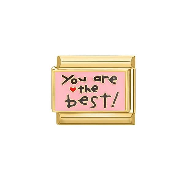 Serafina You Are The Best | Italian Style Bracelet Charm