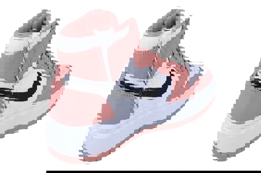 Nike Air Jordan 1 Elevate High Womens Trainers Dn3253  601 - Red Stardust Black White 601 - Photo 2