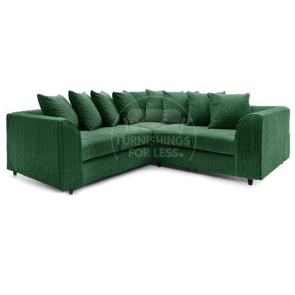 Furnishings For Less Ferguson / Luxor Full Jumbo Cord Corner Sofa
