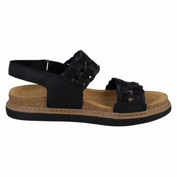 Clarks Ladies Clarks Woven Sandals Arwell Glide