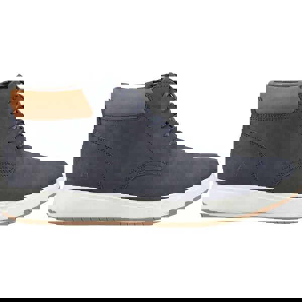 Hush Puppies Bronko Chukka Leather Men's Navy Boots
