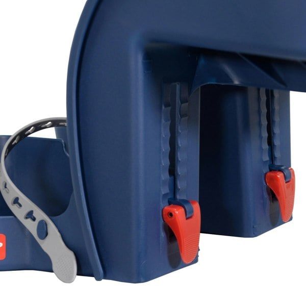 Beige Safe Front Deluxe baby bike seat foot height adjustment