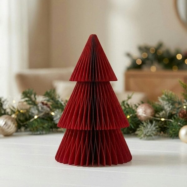Garden Greatness Festive Honeycomb Paper Tree Decoration