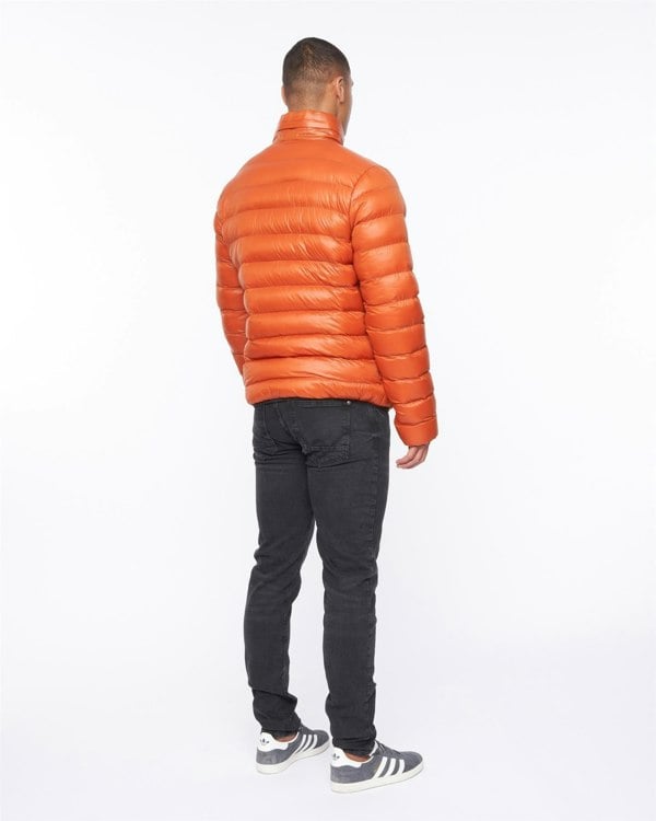 Duck and Cover Shemmy Two Quilted Jacket Orange