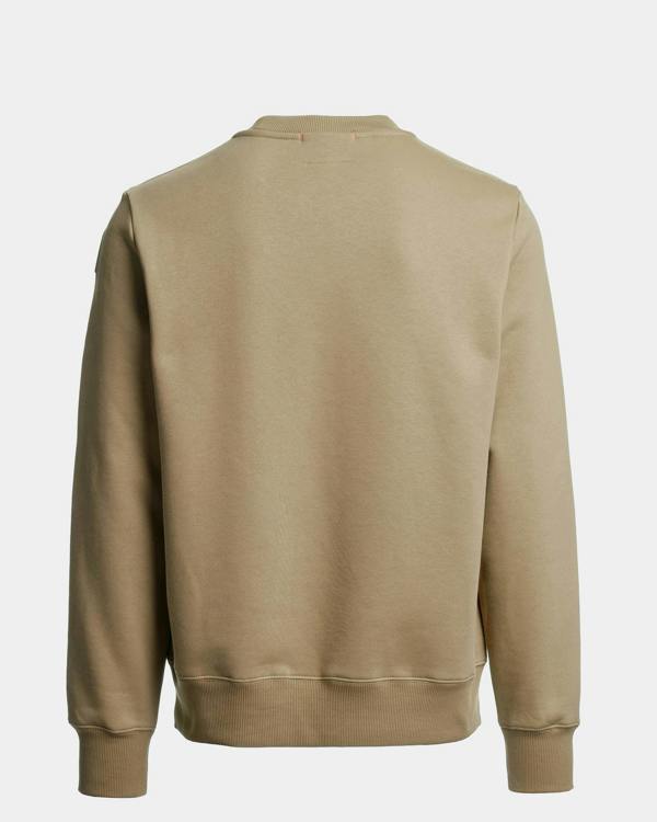 Parajumpers K2 Mens Sweatshirt - Muted Khaki 136, back