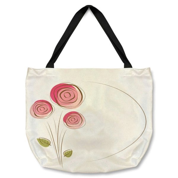Benjamin Tate Design Rose Drawing Tote bag