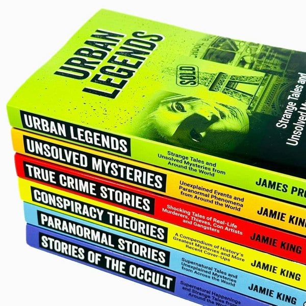 Jamie King 6 Book Set Paranormal Stories, True Crime Stories, Unsolved Mysteries & more