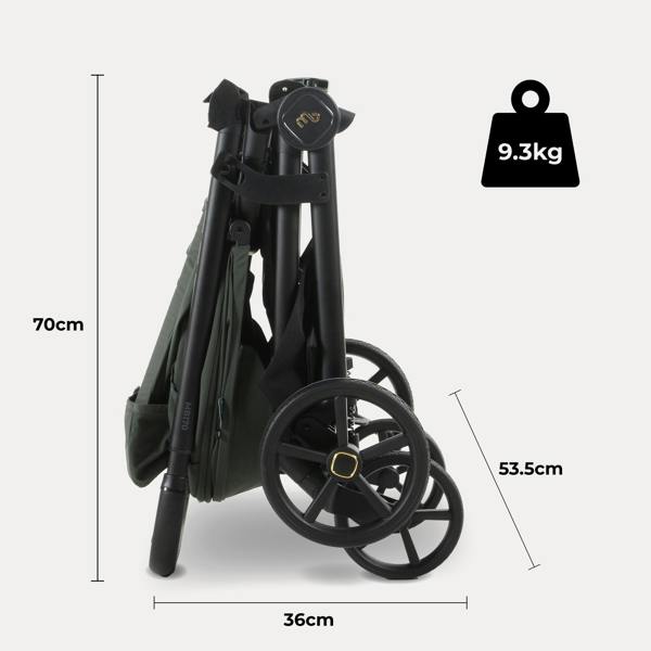 My Babiie MB170 Plus Pushchair - Green
