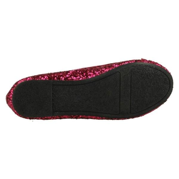 Spot On Girls Spot On Glitter Bow Detail Flats