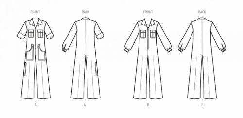 Simplicity Sewing Pattern 9700, Vintage Style, Jumpsuits for Women, K5 (8-10-12-14-16) - Intermediate