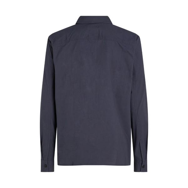 Calvin Klein Mens Cotton Overshirt - India Ink - 