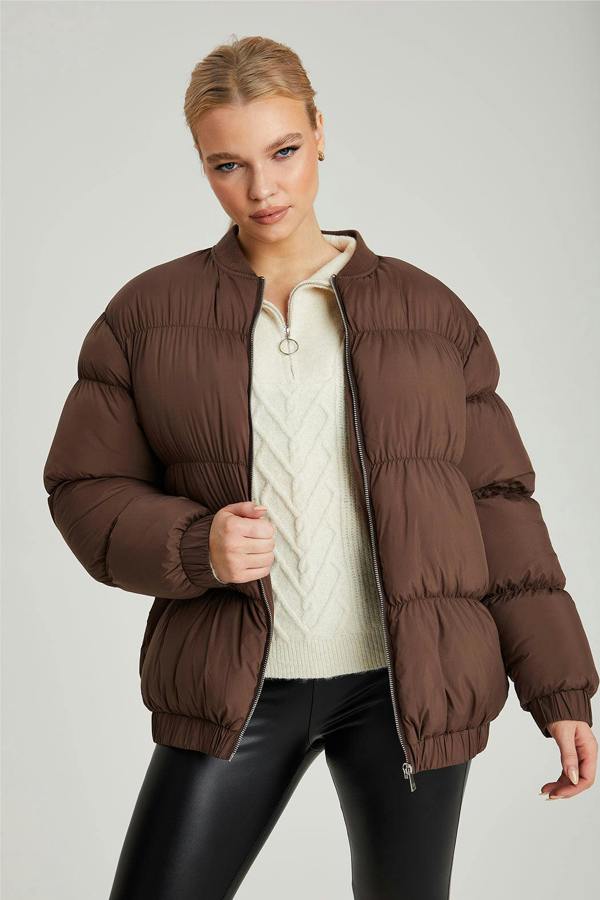Urban Bliss Oversized Gathered Puffball Puffa Coat