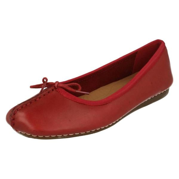 Clarks Ladies Clarks Comfort Everyday Flats Freckle Ice