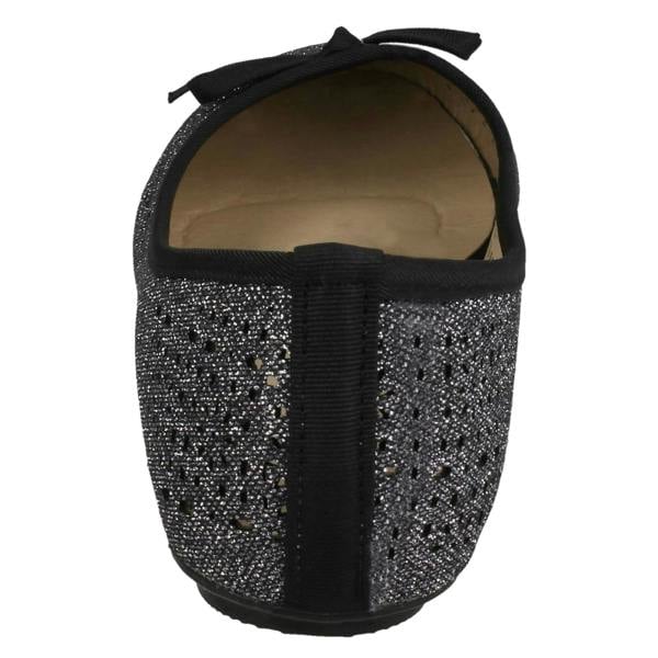 Spot On Ladies Spot On Punched Design Ballerinas F80376