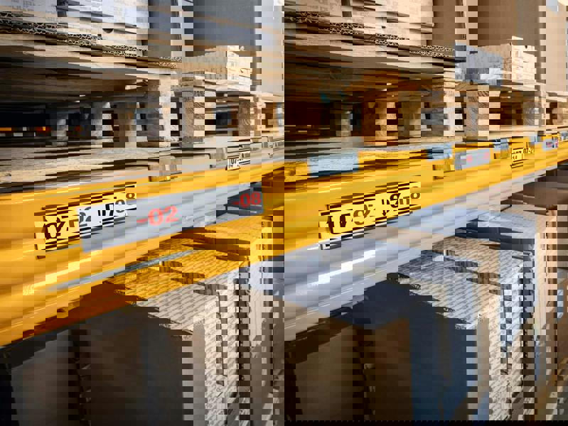 Durable Magnetic C Channel Ticket Lable Holders | 5 Pack | 200 x 40mm | Black