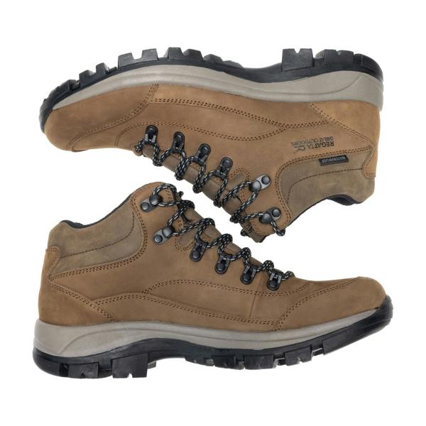 Regatta Mens Bayton Leather Mid Cut Walking Boots - Brown - 