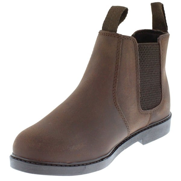 Frank James Chester Boys Girls Chelsea Leather Jodphur Boots