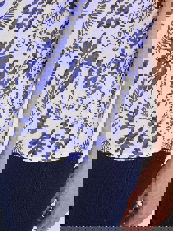 TIGI Delft Print Double Cotton Shirt