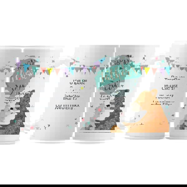 Personalised Memento Company Personalised 1st Father's Day Daddy Bear Mug