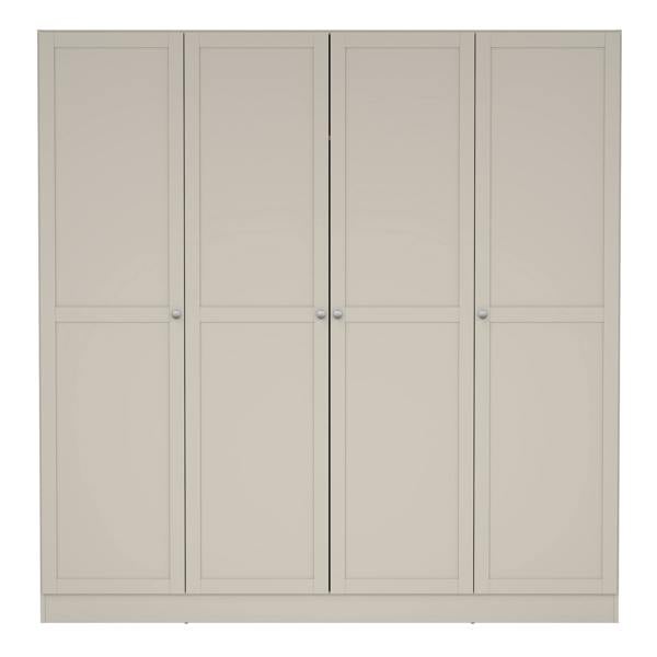 Furniture To Go Brande Wardrobe with 4 Frame Doors in Cashmere