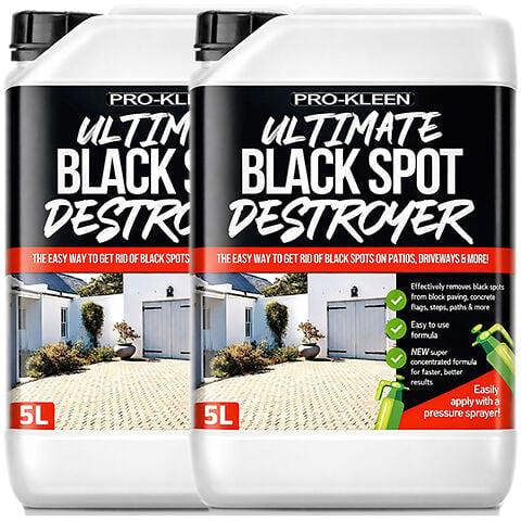 ProKleen Pro-Kleen Ultimate Black Spot Remover Rapid Acting Patio Driveway Block Paving Cleaner, No1 Fast Acting Solution 10L