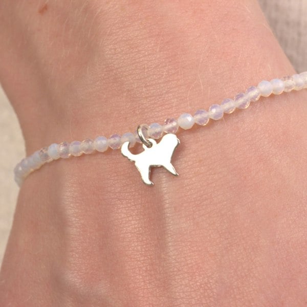Mylee London Cockapoo Silhouette Crystal Bracelet - Personalised