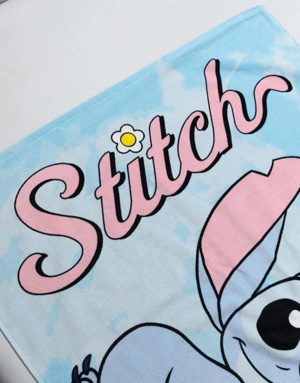 Vanilla Underground Lilo & Stitch Girls Blue Tie Dye Poncho Towel (One Size)