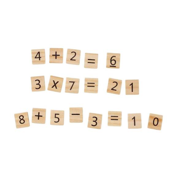 MidOcean Educount Wooden Counting Game - Beige - 