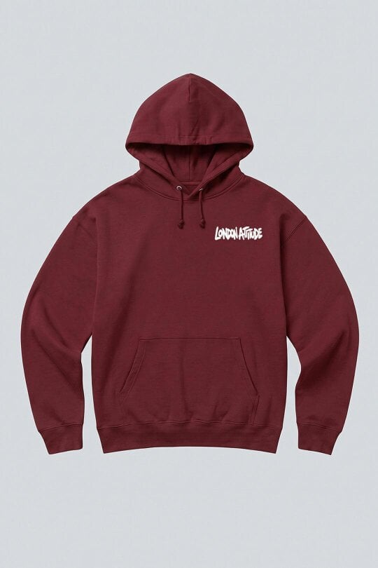 London Attitude Oversized Heavyweight City Graffiti Hoodie
