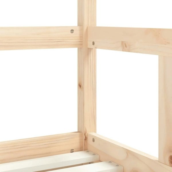 Berkfield Kids Bed Frame 70x140 cm Solid Wood Pine