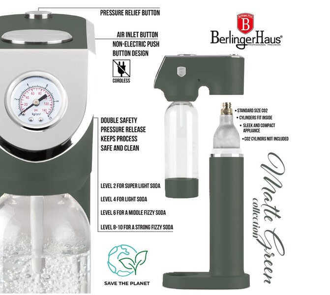Berlinger Haus BH9785 – Sparkling Water Maker  | Matt Green
