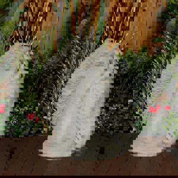 Large Stone Cast Stallion Horse Head Garden Statue