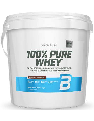 BioTechUSA 100% Pure Whey, Chocolate - 4000g