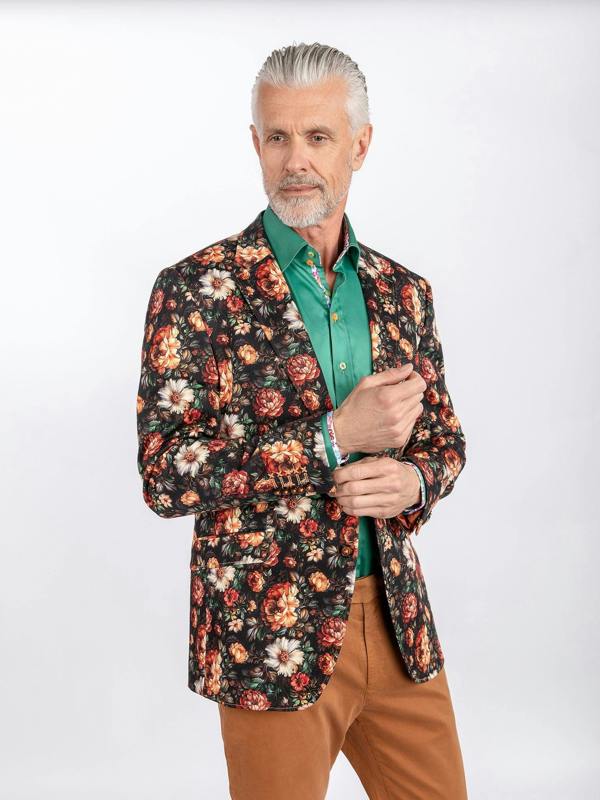 CLJ2550 FLORAL PRINTED - Claudio Lugli Shirts