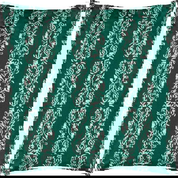 Paoletti Kalindi Stripe Outdoor Cushion Cover - Teal
