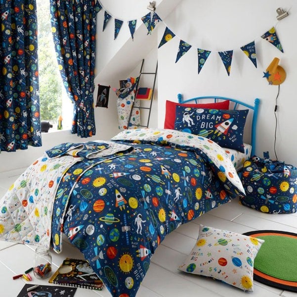 Space Explorer Bedding Kids Bedding - Happy Linen Company