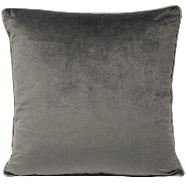 Paoletti Meridian Cushion Cover - Charcoal/Dove Grey