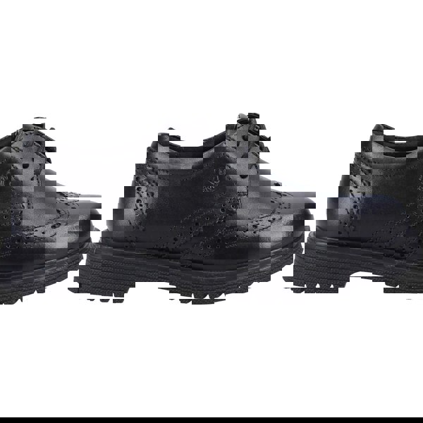 Hush Puppies SALLY SENIOR 2 Leather Girls's Black Brogues