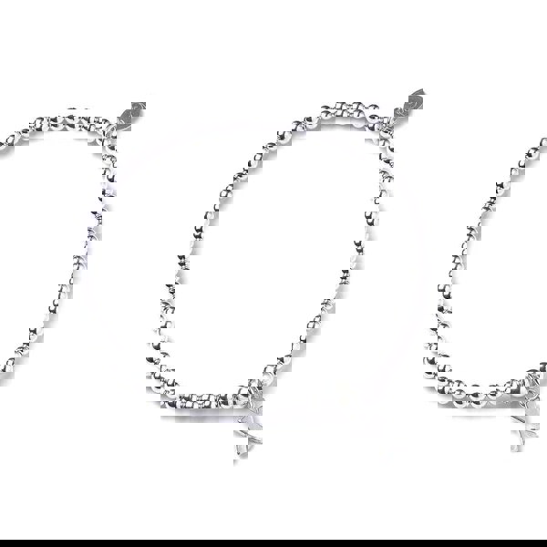 Letter Initial Sterling Silver Ball Bead Bracelet - MYLEE London