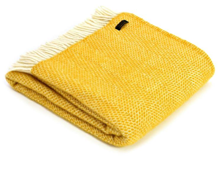 Lifestyle Beehive Throw - 150x183cms - Yellow