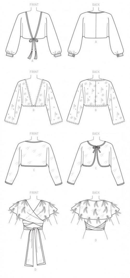 Vogue Sewing Pattern 9276, Capes, Jackets for Women, All Sizes in One Envelope - Easy