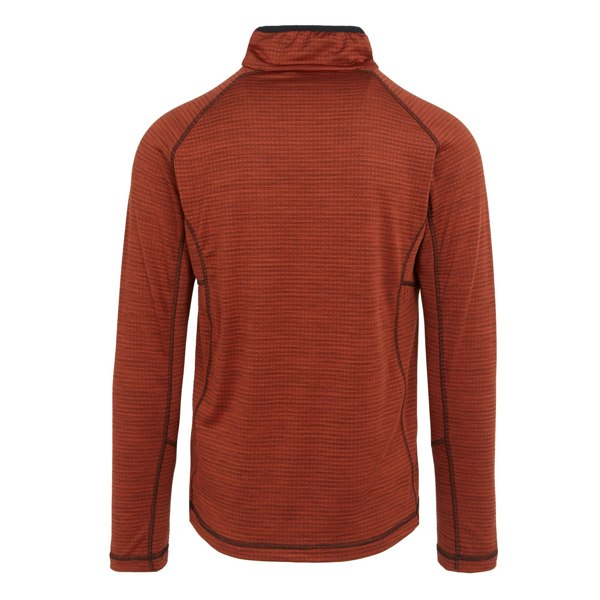 Regatta Mens Yonder II Half Zip Fleece Top - Red Ochre