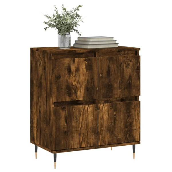 Berkfield Sideboard Smoked Oak 60x35x70 cm Engineered Wood