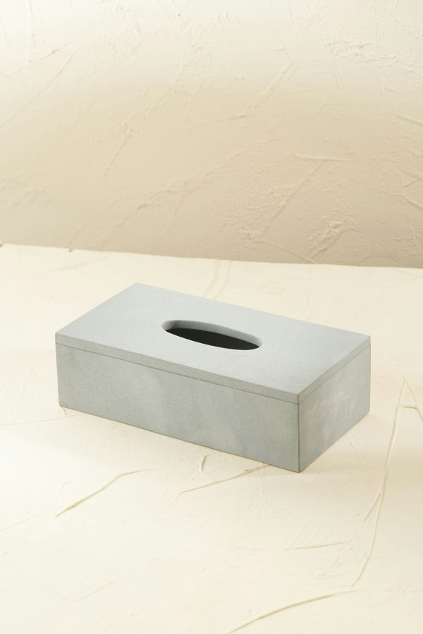 Light blue stone tissue box catalog picture 